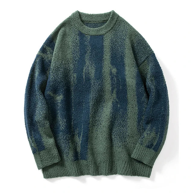 ★TRILLION★2025SS★Gothic Graphic Washing Knitwear★3色 MUSINSA | TRILLION Gothic Graphic Washed Jacquard Knit [Brown]
