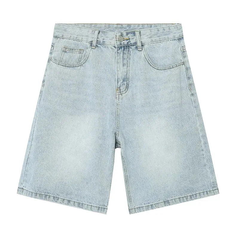 【WONDER WONDER】Kaeon Vintage Washed Denim Half Bermuda PT Vintage Washed Casual Denim Jorts – Urban Uniq