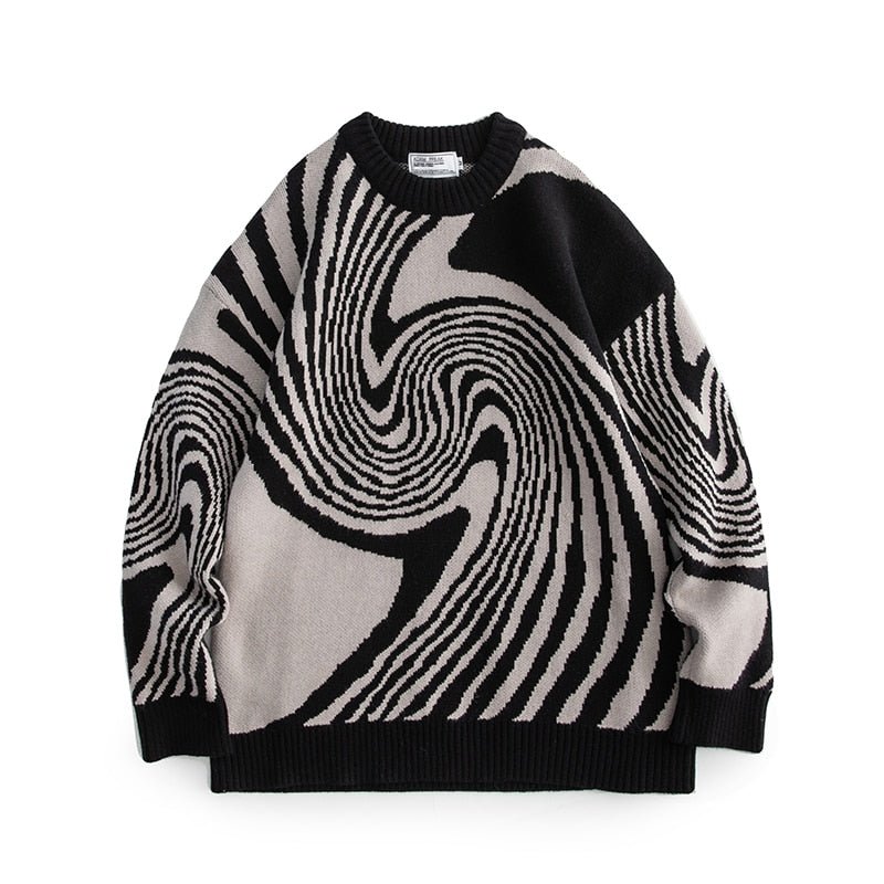 【COSYHARU】Neo stripe half knit Neo stripe half 니트 - 코시하루